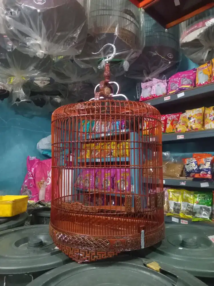 Sangkar Cungkok Ukir Ukuran 48&50
