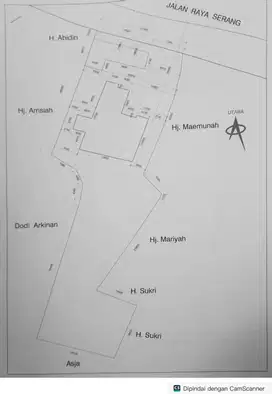 DIJUAL TANAH DI PINGGIR JALAN RAYA SERANG ROW 30 METER BALARAJA