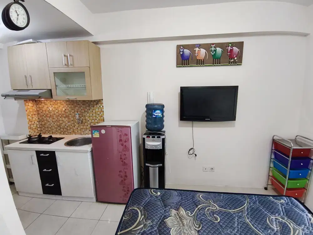 Sewa Studio furnish apartemen green bay pluit jakarta utara greenbay