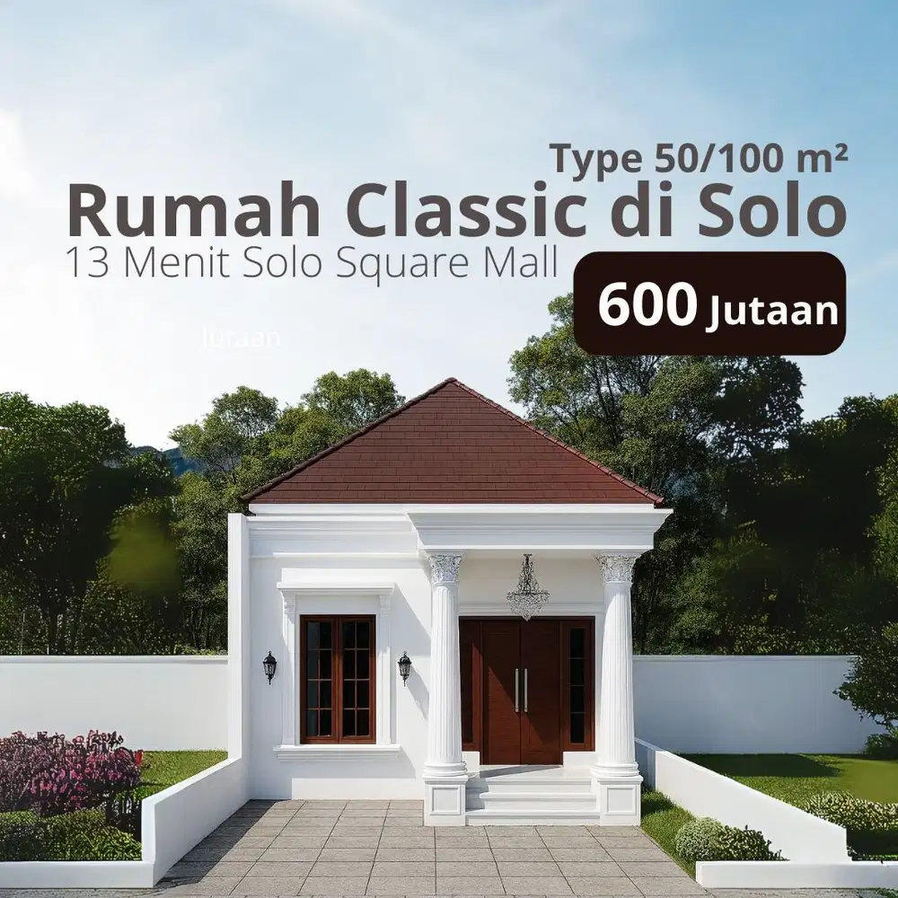 Permata Yasmin View: Hunian Klasik Mewah di Jantung Kartasura.
