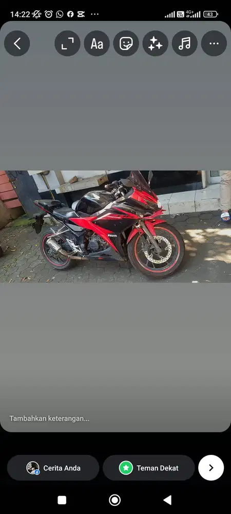 CBR merah hitam