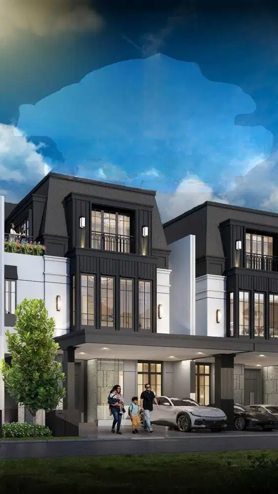 Jual Rumah Premium 3 Lantai di jantung kota Gading Serpong.