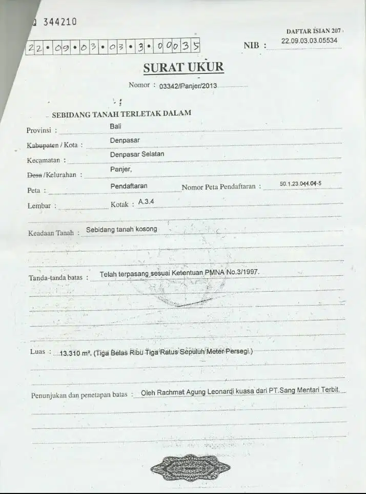 DIJUAL TANAH DI PUSAT KOTA DENPASAR UNTUK BISNIS