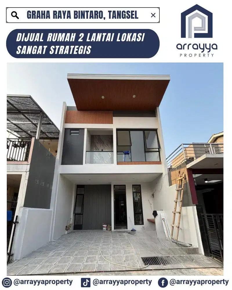 RUMAH BARU 2 LANTAI DI GRAHA RAYA BINTARO .DM40.