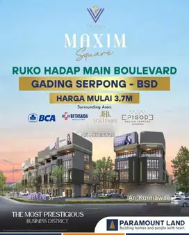 MAXIM SQUARE at VICTORIA CENTRAL DISTRICT 3m samping soho office park