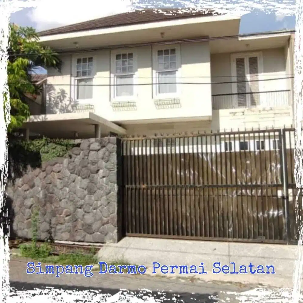 ‼️MEWAH SIAP HUNI‼️ RUMAH SIMPANG DARMO PERMAI SELATAN 2 LANTAI