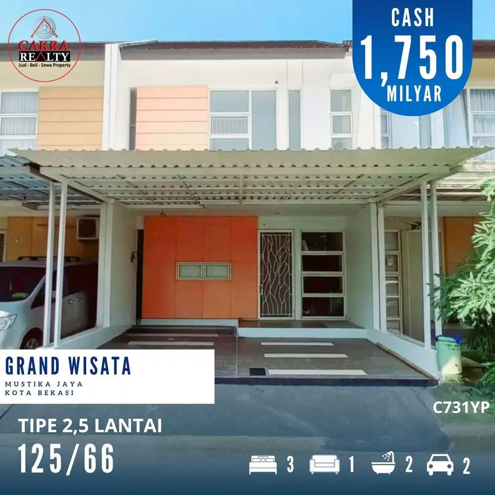 Hunian aman dan nyaman dengan Fasilitas Lengkap Grand Wisata Bekasi