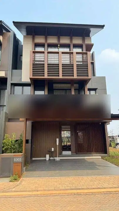 Rumah  Baru Semi Furnished Di Cluster Wynyard Hiera Bsd City