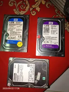 Hardisk 1TB bs PC dan CCTV healthy 100 Garansi