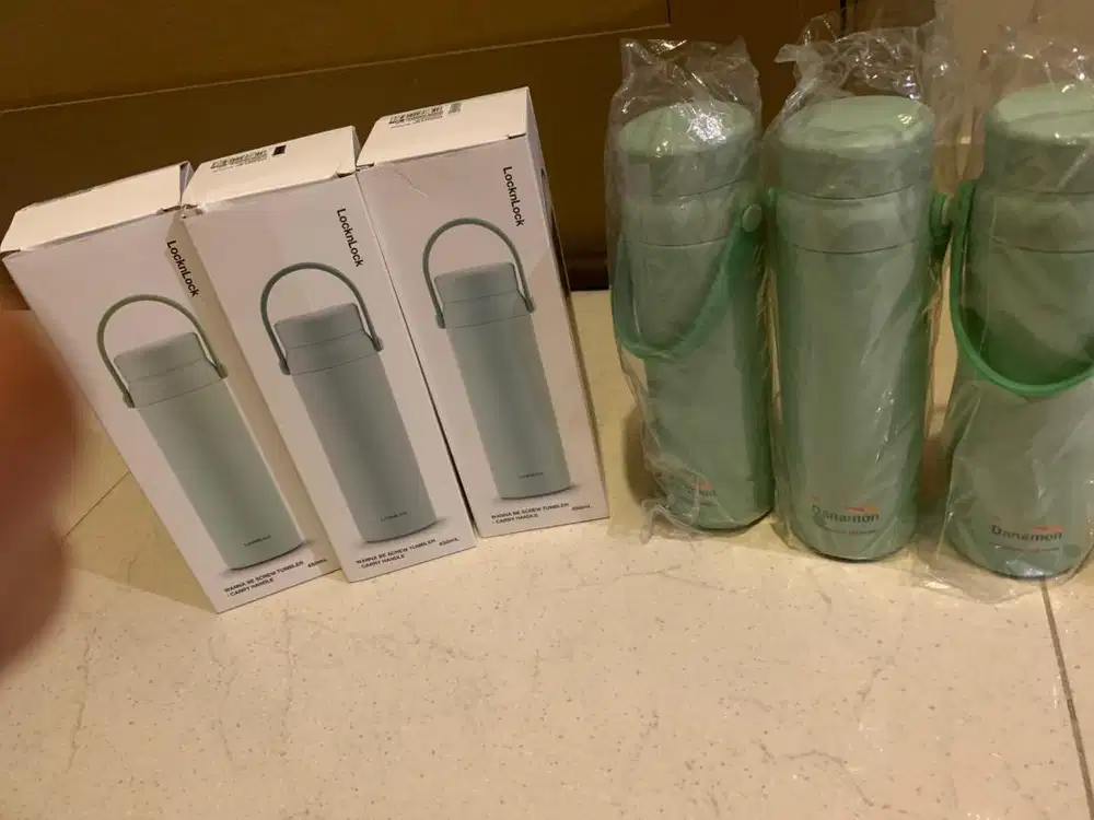 New LOCK & LOCK 450ml tumbler baru