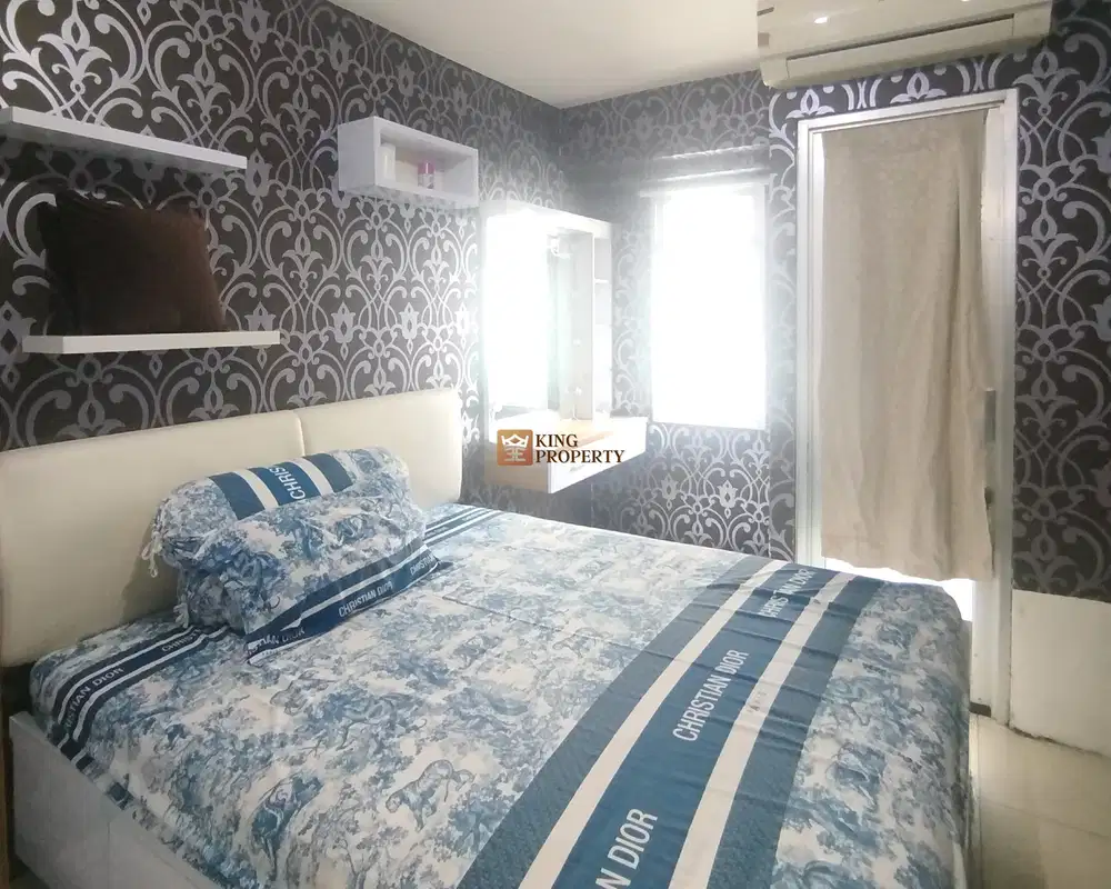 Studio Cozy 21m² Full Furnished, View Pool Strategis Green Bay Pluit