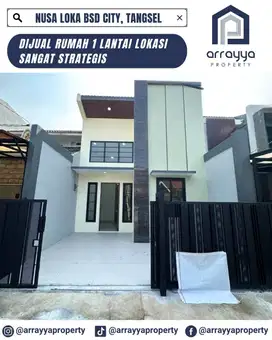 RUMAH BARU STRATEGIS DI NUSA LOKA BSD .HRB167.