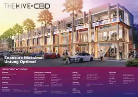 Ruko The Hive CBD Prime lokasi dekat ruko cendana spark unit terbts