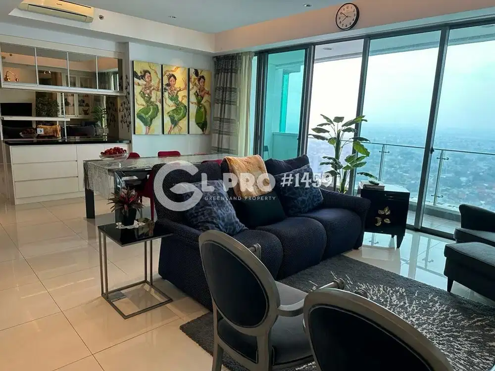 Disewakan Apartemen St Moritz 3 BR Full Furnished Mewah Siap Huni