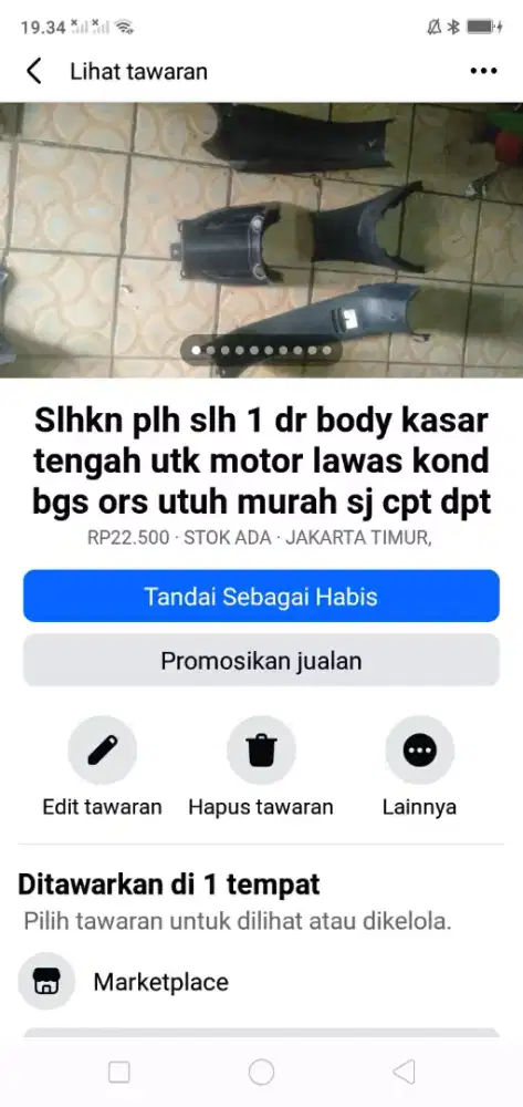 Slhkn plh slh 1 dr spakbord khusus sepeda/motor kond bgs mgkn ada prlu