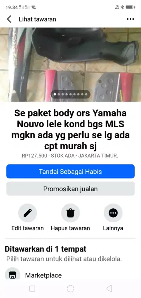 Se paket kelengkapan khusus sepeda/motor kond bgs murah lg cpt dpt yah