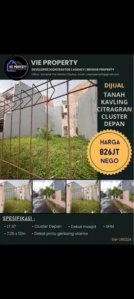 JARANG ADA KAVLING TERMURAH CITRAGRAND