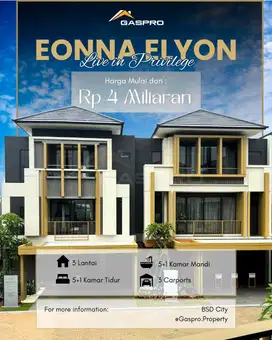 Elyon eonna living in previllage 4man 5kamar ensuite!