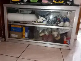 Dijual etalase ex. Jual lauk matang & kue
