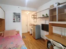 Pilihan Tepat! Studio Furnished Minimalis View Pool, Green Bay Pluit