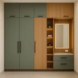 KITCHEN SET BEDROOM SET DESAIN INTERIOR DESIGN LEMARI PAKAIAN