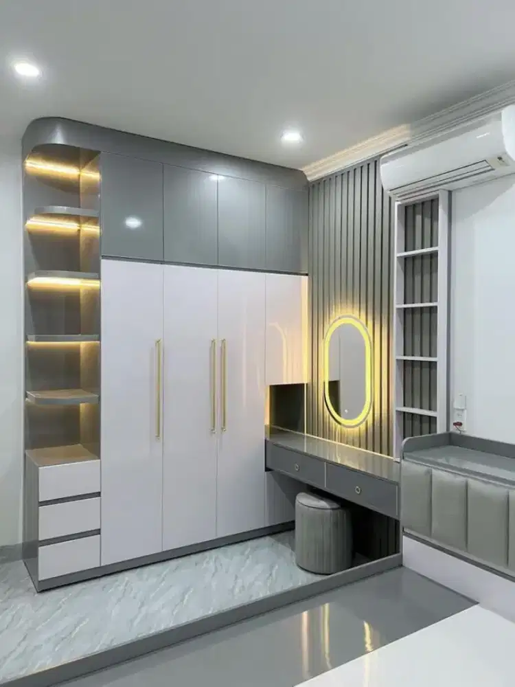 KITCHEN SET BEDROOM SET DESAIN INTERIOR DESIGN LEMARI PAKAIAN