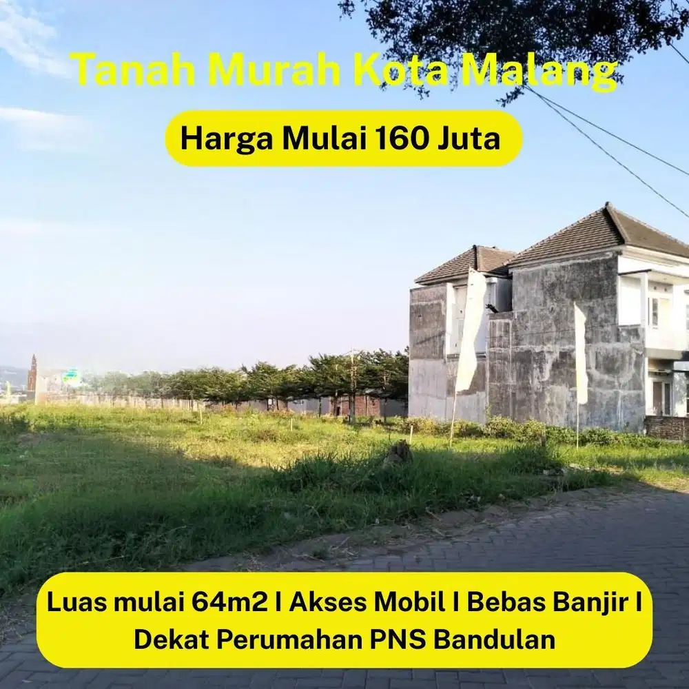 TANAH PROSPEKTIF 10 MENIT ALUN ALUN MALANG HARGA BERSAHABAT