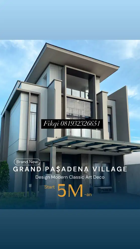 Rumah Termewah Grand Pasadena Village Kawasan Elite dan Rumah Idaman