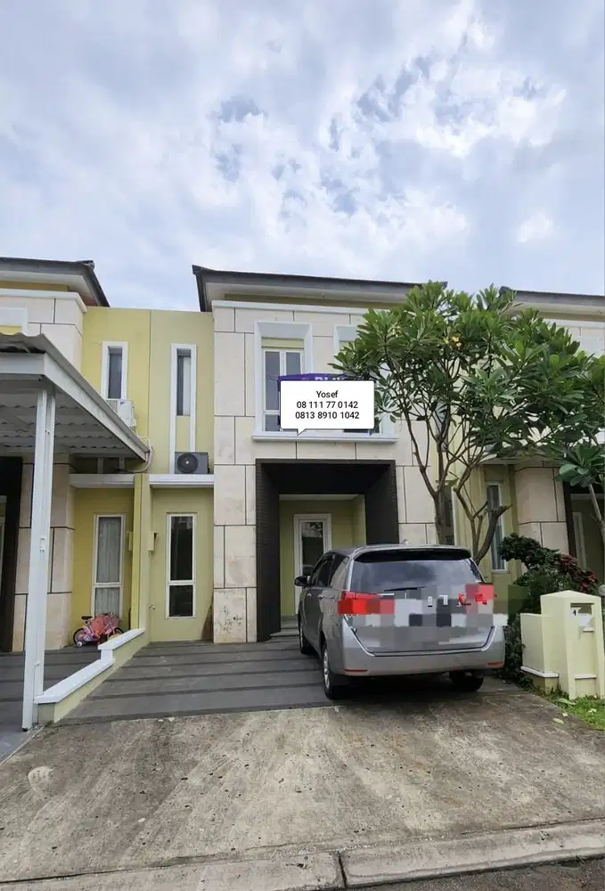 Dijual rumah sutera leora alam sutera Tangerang