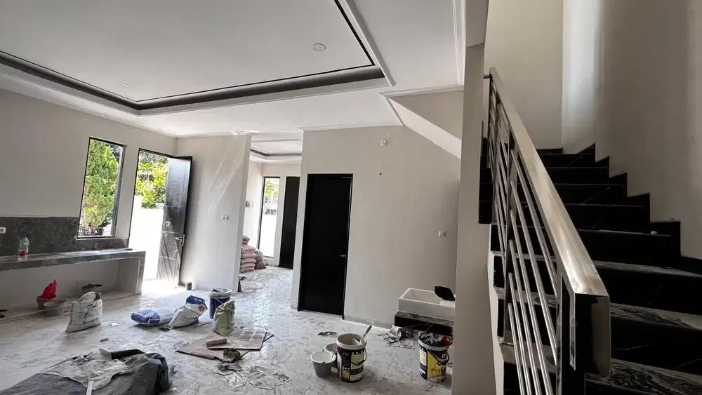 Rumah Baru Nginden Intan Timur, pojok / hook,  Dekat Kampus Untag, Run