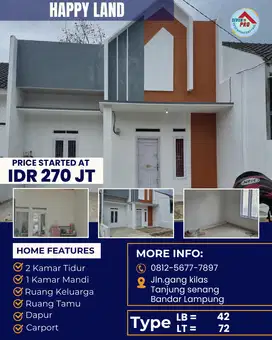 RUMAH MURAH SIAP HUNI LOKASI STRATEGIS