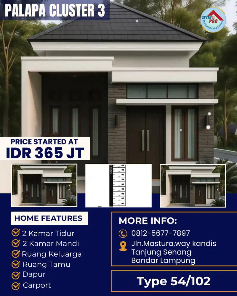 RUMAH CLUSTER MURAH LOKASI STRATEGIS