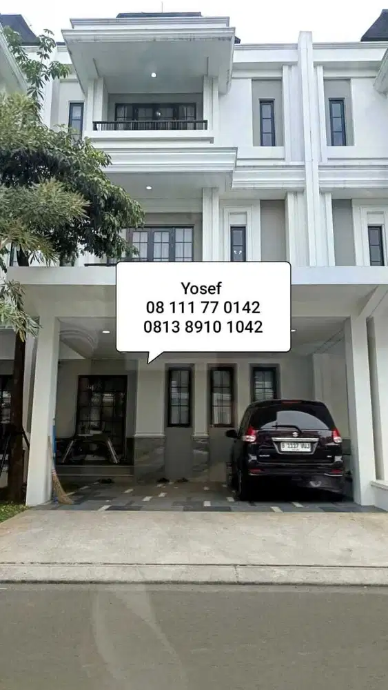 Dijual rumah cantik cluster Winona alam sutera