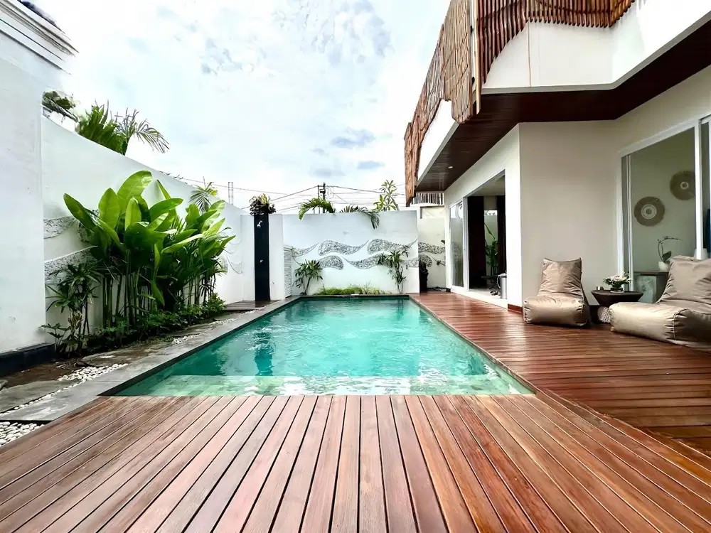 New Stylish Designer Villas 2 and 3 Bedroom in Canggu for Yearly Rent