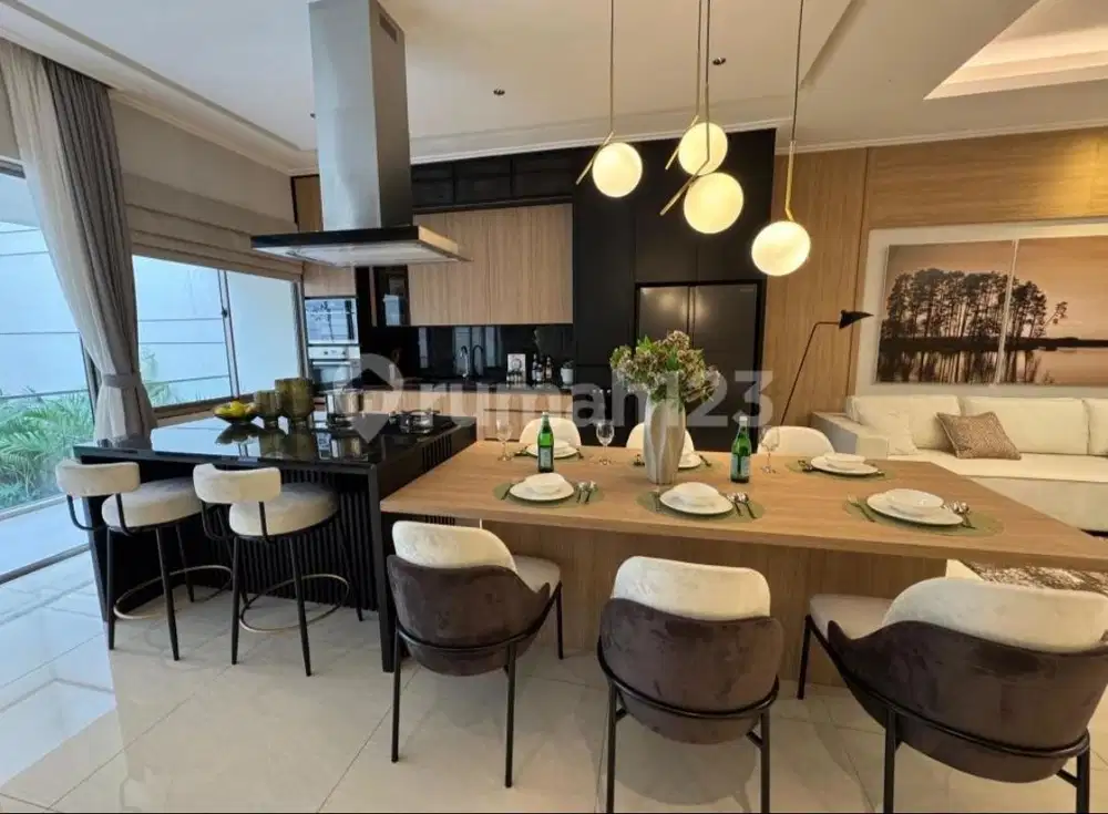 Dijual rumah mewah Golf Island PIK 10x25 Full Furnished