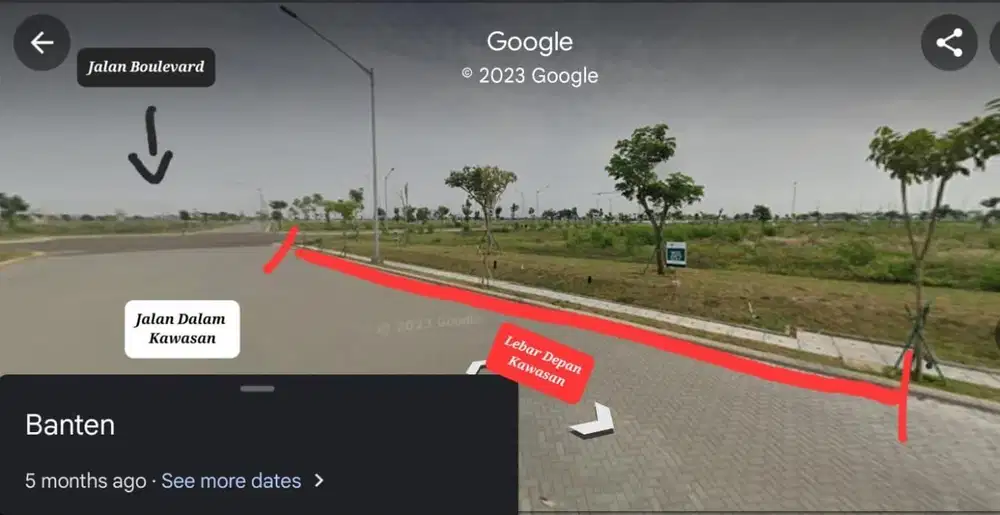 Disewakan Tanah Langka di Boulevard Dan Siap Pakai Pik 2