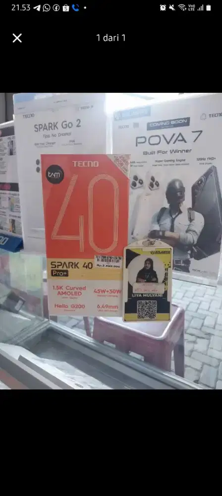 TECKO SPARK 40 PRO+ 8/256 | ATLANTIS DAHSYAT
