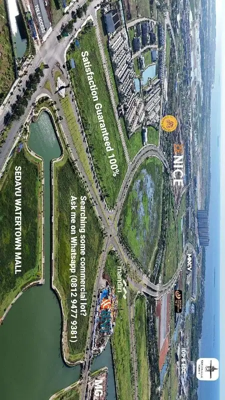 DIJUAL KAVLING KOMERSIL CBD PIK2 6278m²