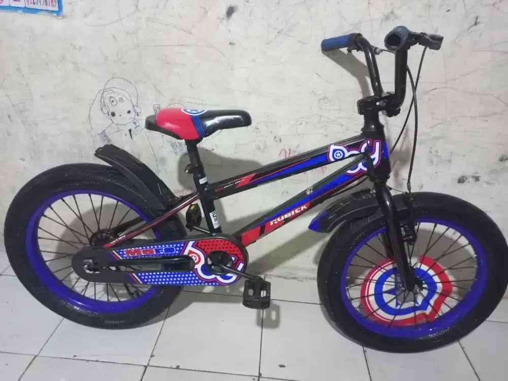 SEPEDA BMX UKURAN 18 BAN JUMBO KOKOH SIAP PAKAI