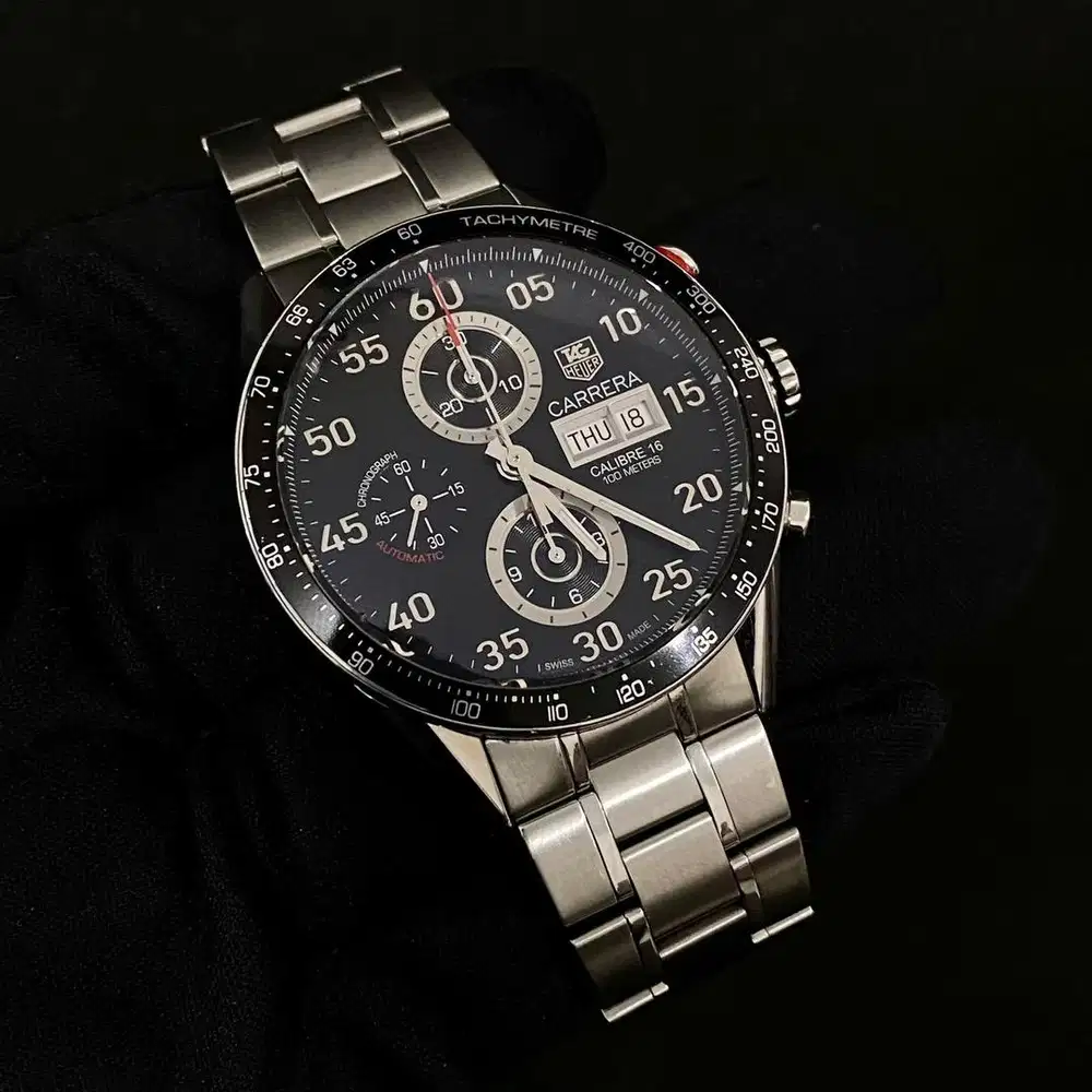Tag heuer carrera calibre 16 chrono ceramic bezel