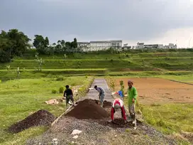 Tanah Datar Akses Mudah Deket Ke Tol Di Megamendung Puncak