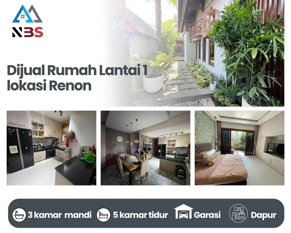 dijual rumah dengan lokasi strategis lokasi di laksamana renon