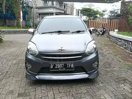 Toyota Agya Trd Sportivo Th 2015 a/t Abu2 Metalik Terawat DP 5 Jt