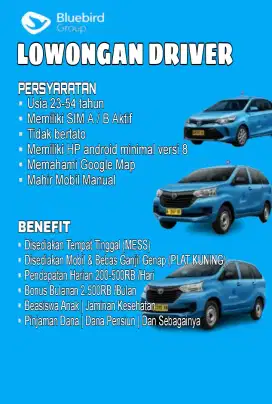 Lowongan Driver Taksi