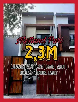 I Dijual rumah baru minimalis siap huni area metland puri cipondoh