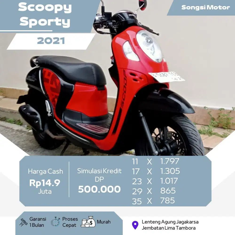 Honda Scoopy Sporty 2021