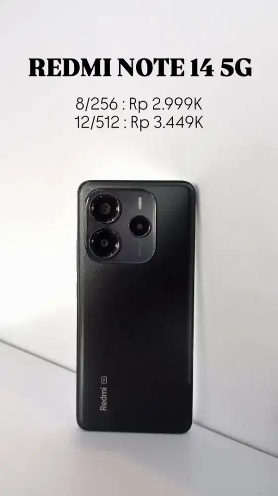 REDMI NOTE 14 5G 8/256 12/512 PROMO HANDPHONE TERMURAH DIJOGJA