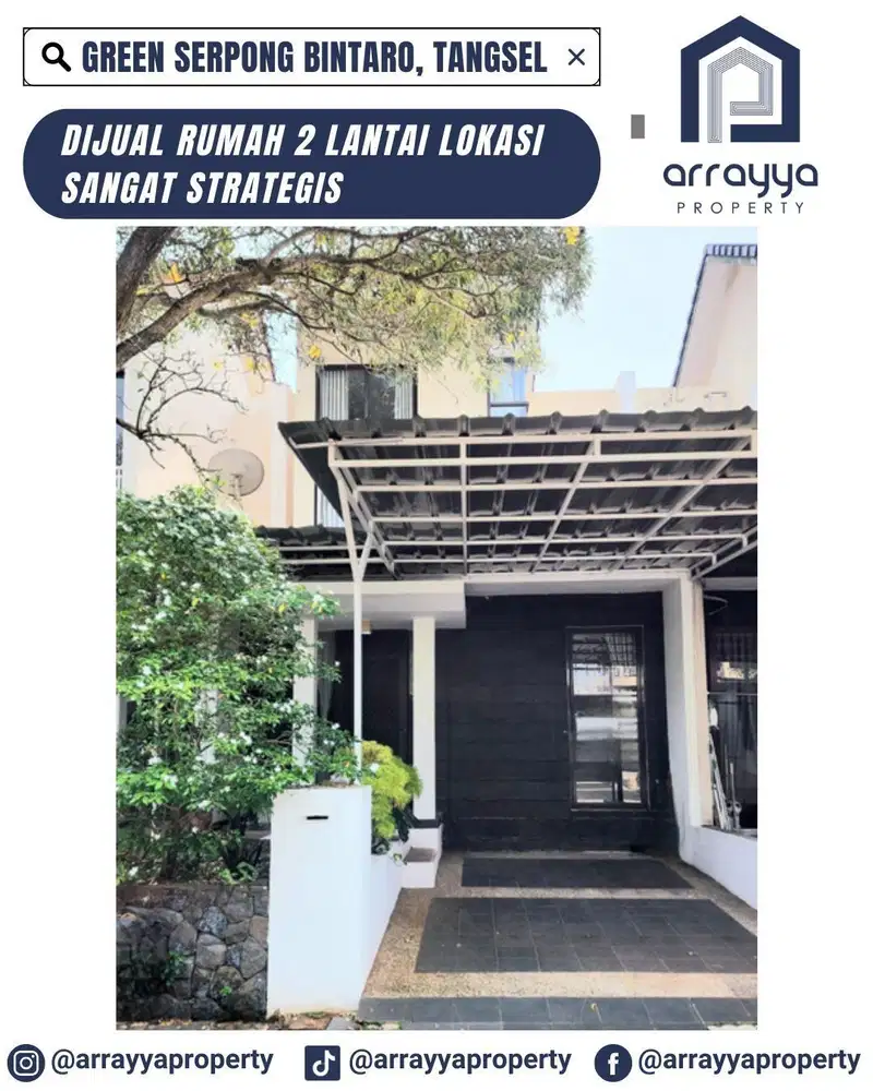 RUMAH 2 LANTAI DI GREEN SERPONG RESIDENCE .DM16.