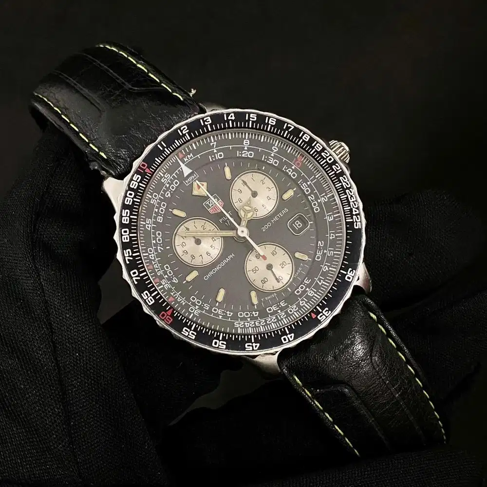 Tag heuer pilot head only chrono