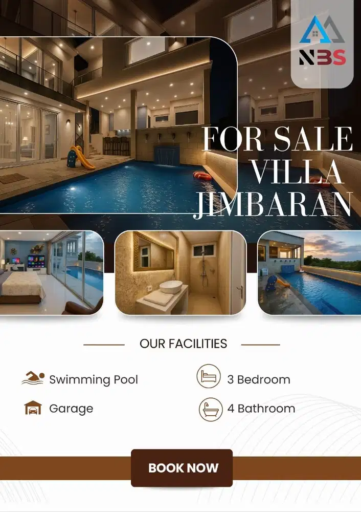 DIJUAL VILLA MEWAH BARU,  FULL SEA VIEW, GWK JIMBARAN -  BALI SELATAN